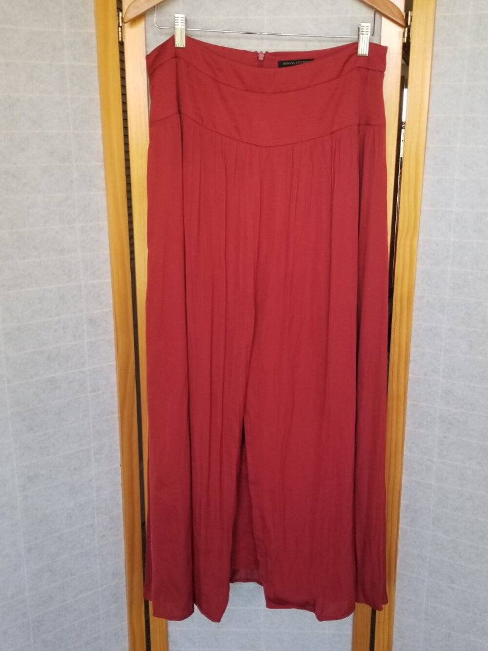 New Pumpkin Silky Maxi Skirt Banana Republic Size 14